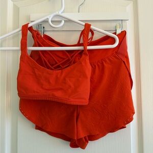 SOLD Lululemon fast and free shorts set